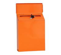 KASFDBMO Cassetta postale in ferro battuto resistente con cassetta postale sospesa per patio, giardino, portico, esterno, in metallo