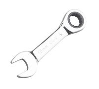 KASFDBMO Chiave a cricchetto precisa con manico corto con doppia testa per spazi ristretti biciclette tuning assemblaggio mobili per gli appassionati di attività domestiche