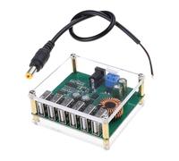KASFDBMO Compattamente Regolatore delle Tensioni del Modulo Alimentazione da 6usb con 6 Porta USB per Adattatore Ingressi Largo Largo Multiplo Efficiente