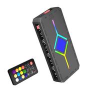 KASFDBMO da 1 A 9 Controller Computer Splitter per Ventole Argb La Gestione dei Casi Chasses PC La Build PC Gioco