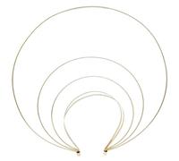 KASFDBMO Elegante corone da sposa cerchietto per capelli a quattro strati diademi fascia per capelli accessori da donna copricapo per feste formali