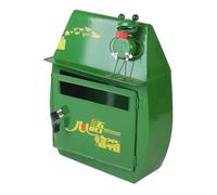 KASFDBMO Natura Rane Forma Cassetta postale Durabilità Ferro Parete Lettera Contenitore Per Giardini Decorazione Domestica Cassetta Delle Lettere Metallica Resistente alle intemperie