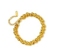 KASFDBMO Pratici materiali in acciaio robusto che mostrano un fascino vintage con perline colorate disegni casual uso quotidiano perline vintage, Misura unica, come descritto