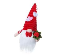 KASFDBMO San Valentino LED Light Up gnomi bambole di peluche amore cuore svedese scandinavo Tomtes bambole matrimoni festa ornamento LED incandescente peluche giocattolo