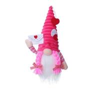 KASFDBMO San Valentino LED Light Up gnomi bambole di peluche amore cuore svedese scandinavo Tomtes bambole matrimoni festa ornamento LED incandescente peluche giocattolo