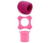 KASFDBMO Set di 3 spugne morbide per microfoni stabilizzatori coperture protettive per studi e spettacoli teatrali microfoni da studio