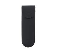 KASFDBMO Spazzole cosmetiche per il viso in silicone portatile per pennelli da trucco morbido e alla moda, Nero