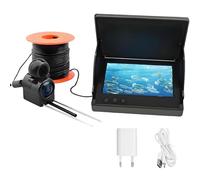 KASFDBMO Telecamera da Pesca per La Fotocamera Ricerca per Pesci da Pesca del Ghiaccio con Set Ricaricabile 5 Pollici Grandi Dimensioni 195 °