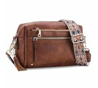 Kasgo Borsa Tracolla Donna, Borsa Danna Pelle Borse Donna Piccola Borsa a Mano Elegante Borsa a Spalla Borsetta Donna Tracolla Marrone