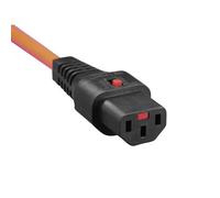 Kash 1234724 Cavo di alimentazione IEC Presa IEC C13 - Spina schuko angolata Ne