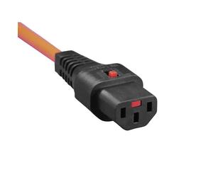 Kash 1234724 Cavo di alimentazione IEC Presa IEC C13 - Spina schuko angolata Ne