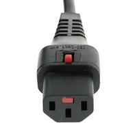 Kash 720133 Connettore isolato Presa IEC C13 - Spina schuko angolata Nero 2.00