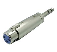 Kash Adattatore XLR Presa XLR - Spina jack da 6.3 mm Stereo Numero Poli (num):3