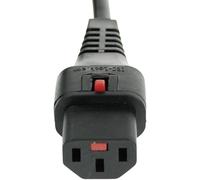 Kash Connettore isolato Presa IEC C13 - Spina schuko angolata Nero 2.00 m 1 pz.