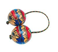 Kashaka Shaker Tamburo Africano In Legno Dipinto A Mano