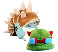 Kashasin Simpatico cappello Kawaii LOL Rammus Teemo Cappello Cosplay Prop Peluche Divertente Party Club Cappello (Rammus Teemo)