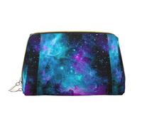 Kashinn Borsa cosmetica da viaggio in pelle con stampa fiume stella fresca borsa cosmetica carino beauty case borsa da toilette custodia per la cura della pelle