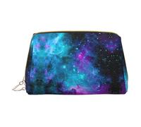 Kashinn Borsa cosmetica in pelle Borsa per trucco portatile Borsa cosmetica da viaggio con cerniera Borsa per la cura della pelle Borsa Cool star fiume