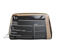Kashinn Film Clapperboard Stampa Borsa da Viaggio in Pelle Borsa da Viaggio Carina Borsa per Cosmetici Borsa per la Cura