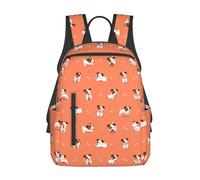 Kashinn Zaino leggero con ossa di grandi dimensioni con stampa di cane zaino unico carino per libri casual zaino casual umoristico 40 cm
