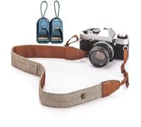 KASINshooting Comoda tracolla da collo con fibbia a sgancio rapido a carico super per fotocamere reflex digitali o pesanti (marrone), Marrone, taglia unica