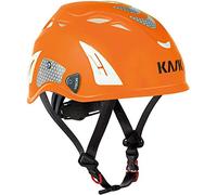 Casco da Lavoro Kask Plasma HI-VIZ con Adesivi Riflettenti Regolabile Leggero