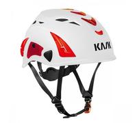 Kask Casco Di Protezione SuperPlasma AQ HI VIZ elmetto WHE00105 Super Plasma AQ HI VIZ alta visibilità vari colori disponibili (241 - white/red)