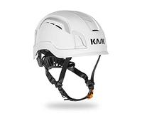 KASK ZENITH X Air Hi-Viz, Casco da Costruzione Fluorescente Ventilato, da Arrampicata e Lavoro, Ruota Girevole, EN397, EN50365, EN12492, Bianco