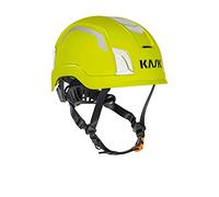 KASK Zenith X Hi-Viz, casco da costruzione fluorescente, casco da arrampicata, casco da lavoro, ruota girevole, EN397, EN50365, EN12492, colore: giallo fluo
