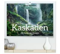 Kaskaden - Die Poesie des Wassers (hochwertiger Premium Wandkalender 2026 DIN A2 quer), Kunstdruck in Hochglanz: Kaskaden der Fantasie: Zwölf Monate malerischer Inspiration