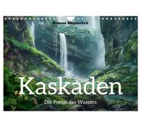 Kaskaden - Die Poesie des Wassers (Wandkalender 2027 DIN A4 quer), CALVENDO Mona