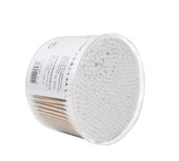 Kaslaider 500 Pezzi Bastoncini Cotonati, Cotton Fioc di bambù, Bastoncini di Ovatta, Bastoncini di Cotone di bambù, Cotton Fioc per Tamponi di Cotone per la Cura delle Orecchie e Il Trucco