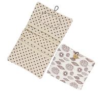 Kaslaider Borsa Organizer 2 in 1 per Pannolini e Cosmetici, da Viaggio per la Mamma, con Salviette Color Crema, per Bambini (Foresta)