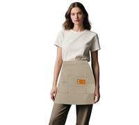 Kaslaider Grembiule a Metà Vita, Grembiule Corto a Metà con 3 Tasche, Grembiuli da Lavoro a Mezza Vita, Grembiule da Cameriere Cameriere di Sala Impermeabile, Grembiuli da Cucina Vita per Uomo Donna