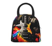 kaslhsQ Lunch Box per le donne Rock Music Borse per il pranzo per gli uomini Lunchbox isolato Lunch Bag Riutilizzabile Lunch Boxes