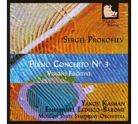 Kasman/Leducq-Ba Sergei Prokofiev: Piano Concerto No. 3 /Visions Fugitive o (CD)