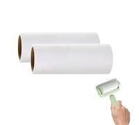 Kasmole Adesivo per peli di animali, Lint Roller Pet Hair Remover con custodia, epilatore di carta spessa per pavimenti, mobili, vestiti e peli di animali