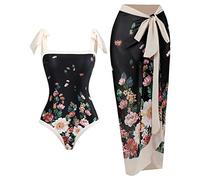 Kasmole Bagno Un pezzo Sexy | Costume da Bagno Donna - Costume da Bagno a 2 pezzi con Gonna Up Bikini Sexy Mostra Una Linea Vita Sottile per la Piscina Estate