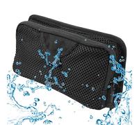 Kasmole Borsa per attrezzi, piccola scatola per attrezzi, kit per bicicletta in rete di nylon, con gancio magico, per casa, campeggio, viaggi, interni