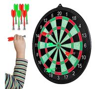 Kasmole Gioco per Bambini con Freccette magnetiche - Gioco di Freccette magnetiche Sportive,Tirassegno Portatile Sicuro con rotelle, Giochi di Freccette all'aperto al Coperto con Due Lati per Bambini