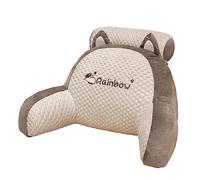 Kasmole letto per sedersi | Cuscino Soffici con braccioli | Supporto Dorsal Ultra-Comodo, Lettura del cuscino Ergonomico, Giochi, Guardare TV