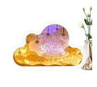Kasmole Nuvola, Nightlight Specchio Nube 2 in 1 Renne, Luce Notturna Romantica, Decorazione Specchio per la Casa, Regalo Sorpresa per Amici, Adolescenti, Ragazze