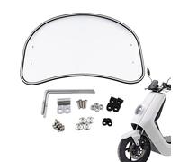Kasmole Parabrezza Universale per Moto | Parabrezza per Moto Staccabile retrò Stabile Deflettori Antivento | per motociclette durevoli per Parabrezza per Bici per Scooter