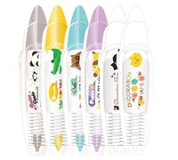 Kasmole Penna Decorativa A Scatto Per Bambini,Penna Carina Per Donne | Accessori Scuola Per Studenti Universitari Bambini Insegnanti Con Nastro Correttivo Estetico
