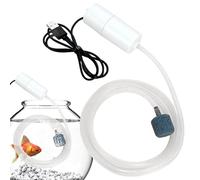 Kasmole Pompa 'Acqua - Pompa 'Acqua con Movimento in Rame elettrica con Rilascio 'Aria Stabile,Pompa per Pesci da 5 V Ricarica Ossigenatore da Pesca USB Soddisfa la Domanda