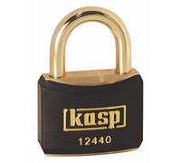 Kasp 124 KA24401 - Lucchetto 40 mm, in ottone, colore: Verde