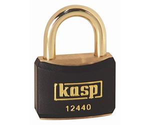 Kasp 124 KA24401 - Lucchetto 40 mm, in ottone, colore: Verde