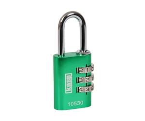 Kasp K10530GRED Lucchetti a combinazione, alluminio, 30 mm, verdi