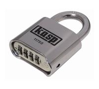 Kasp K11750D Lucchetto 50 mm Argento Serratura a combinazione numerica