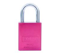 Kasp K14040REDD Lucchetto, alluminio solido, 38 mm, rosso